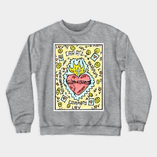 FIRED HEART Crewneck Sweatshirt